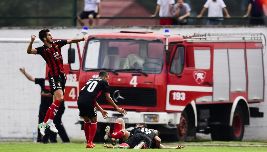 Fotboll, Champions League, Kval, Vardar - Malmö FF