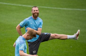 Football, UEFA Champions League, Qualification, Malmö FF, Training & press confe