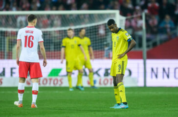 Football, FIFA World Cup Qualifier, play-off, Poland - Sweden
