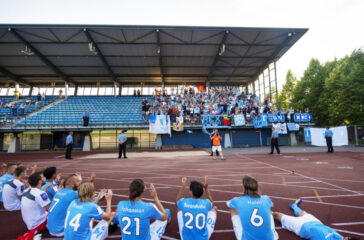 Fotboll, Champions League, Kval, FK Ventspils - Malmö FF