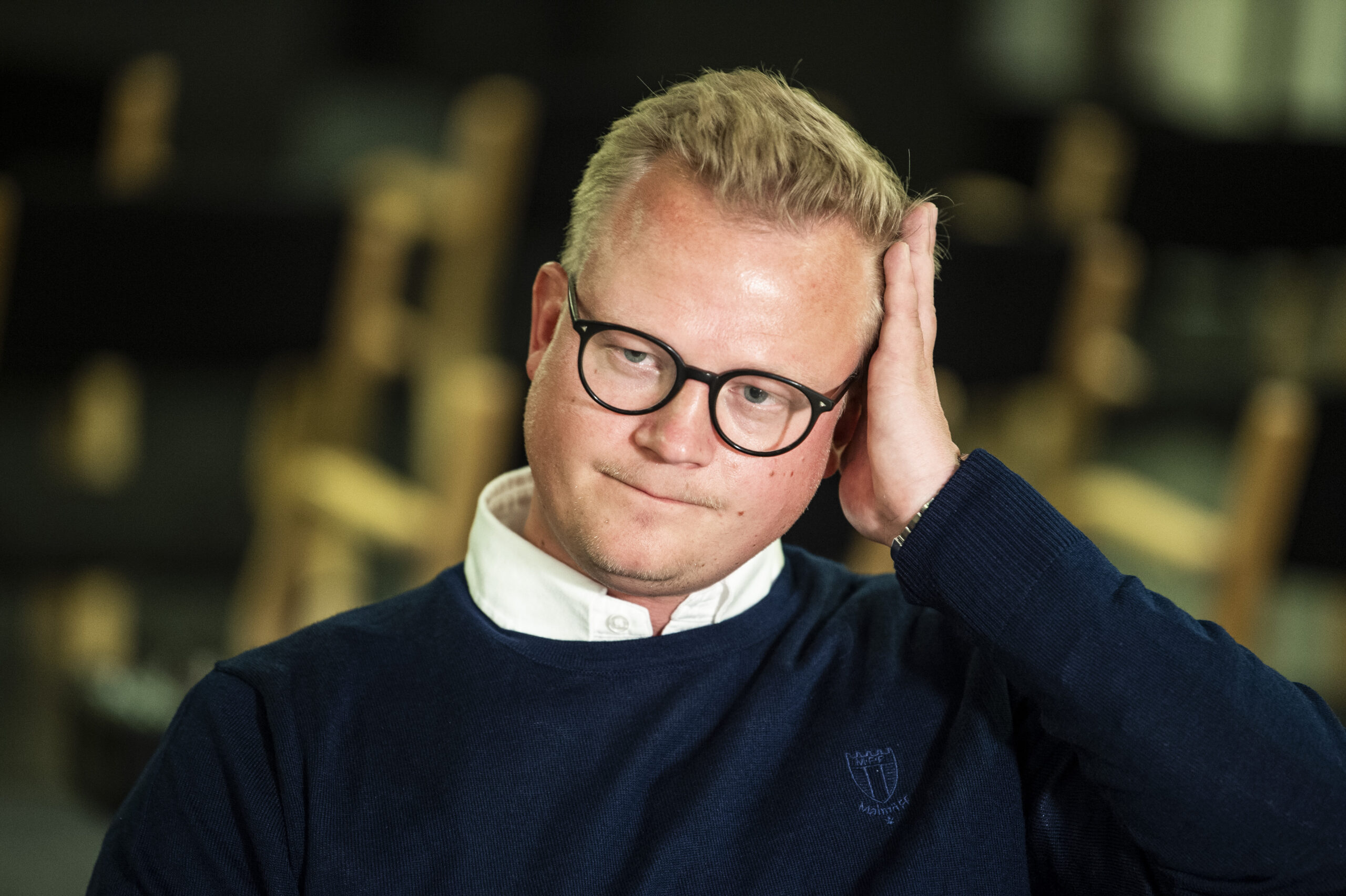 Fotboll, Allsvenskan, Malmö FF, Presskonferens, Sportchef Philip Berglund