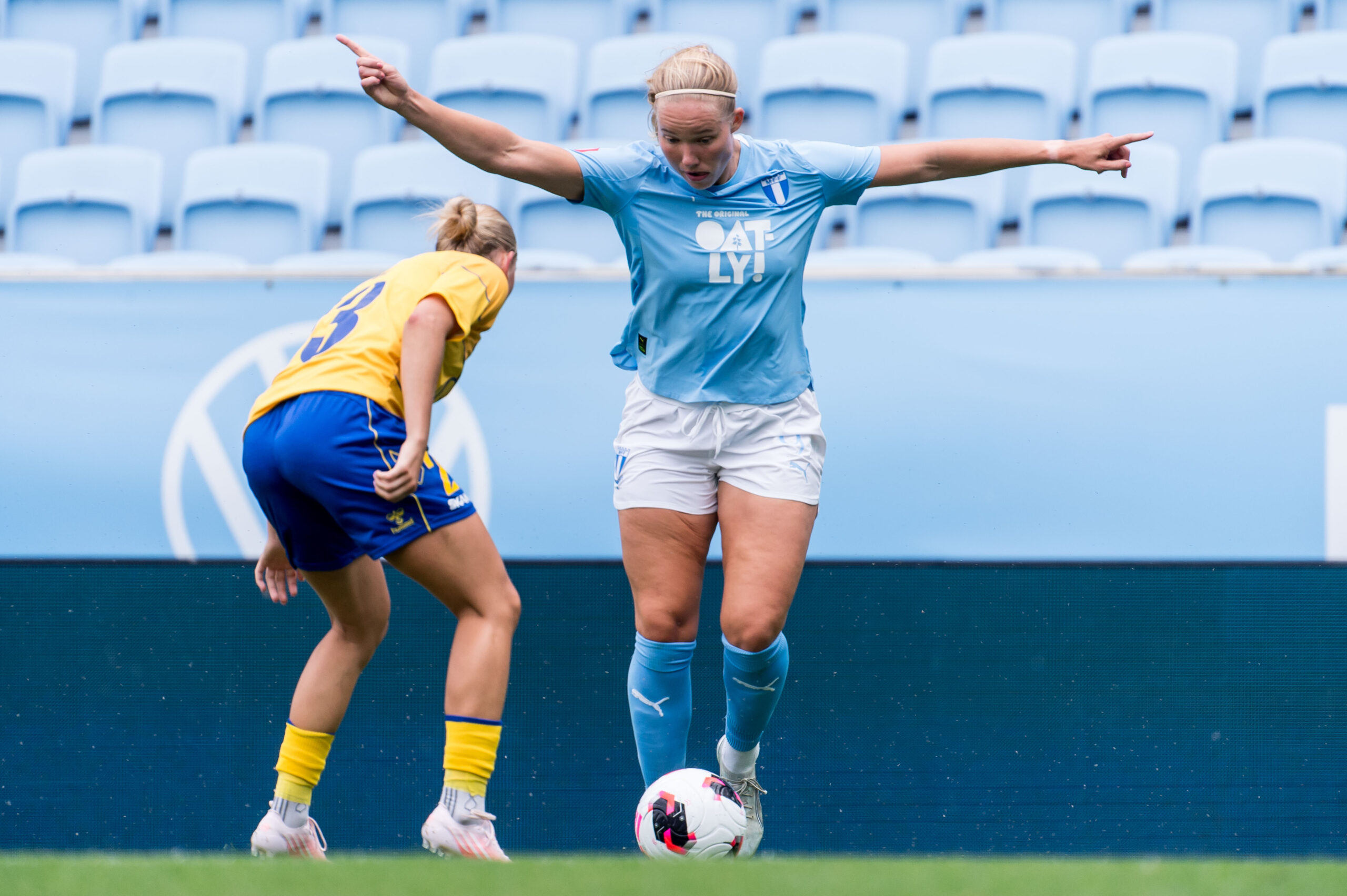 Fotboll, Dam, Träningsmatch, Malmö FF - Brøndby